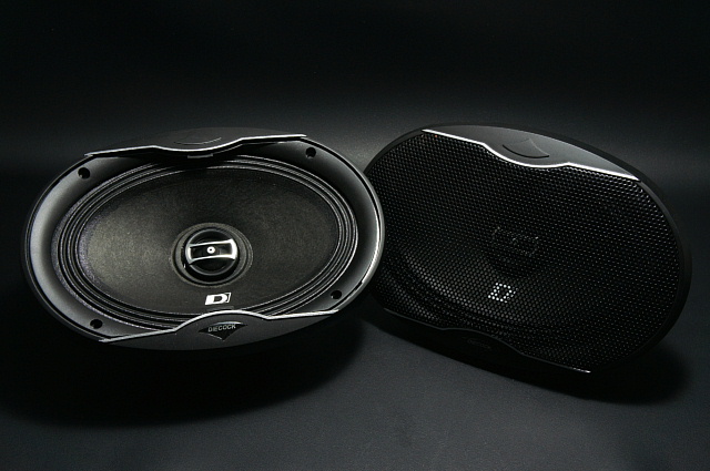 DIECOCK 楕円6x9インチ2ウェイコアキシャルスピーカー X69-GP
